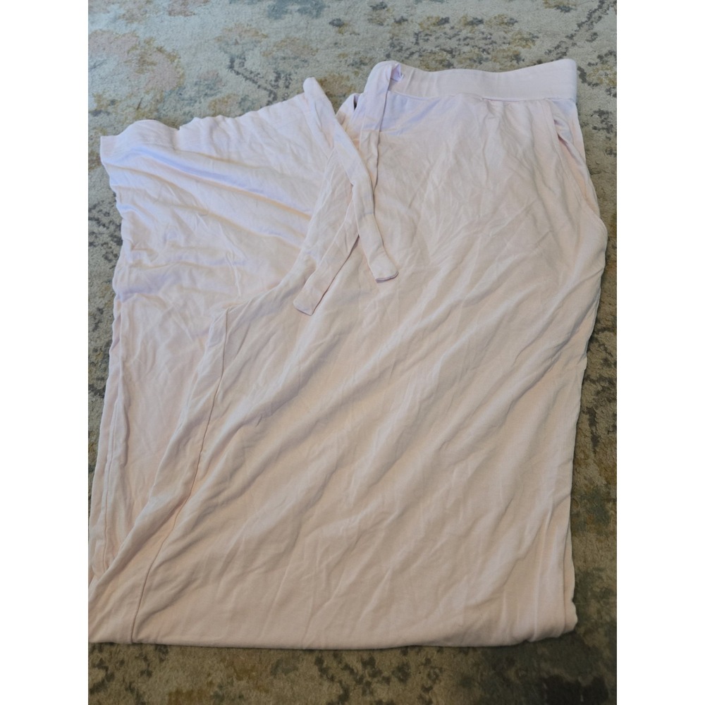 Cozy Earth Bamboo Blend Womens Pajama Pants Medium Light Pink EUC